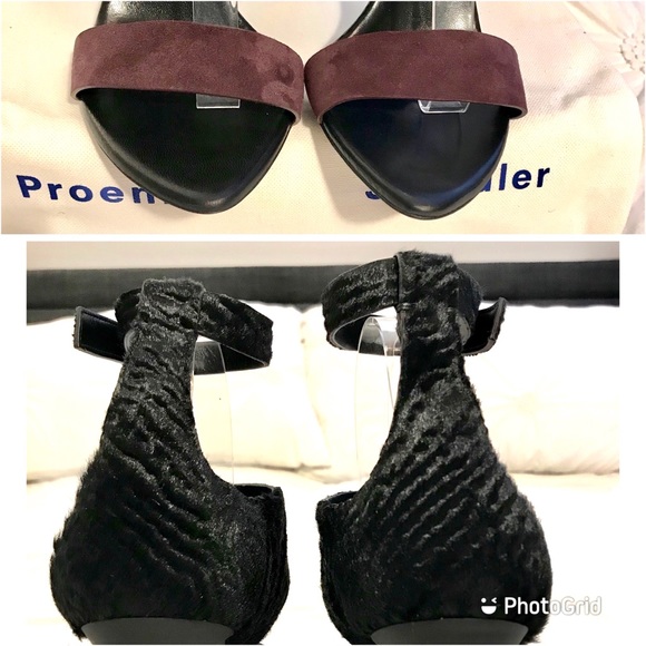 PROENZA SCHOULER Suede and Calf Leather Heel Shoes  EU 39 / US 8.5  New in Box - Picture 8 of 15